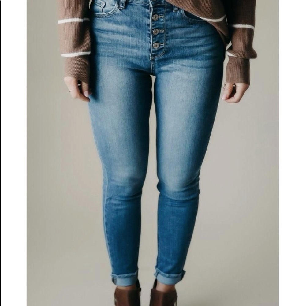 High Waisted Kancan Jeans